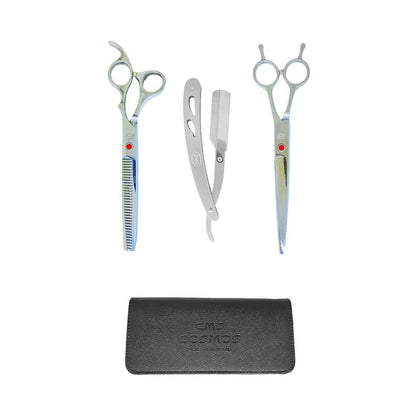 Set Tijeras X2 + Barbera CMS Cosmos 6.5"